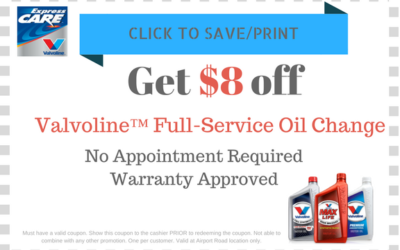 Coupons for a Discount on Your Next Oil Change