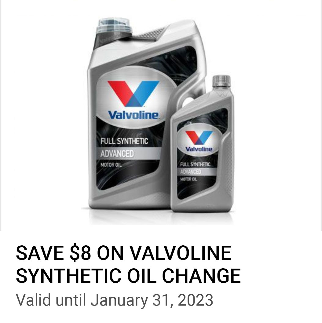 Oil Change Coupons, Rewards & Points At Valvoline Express Care